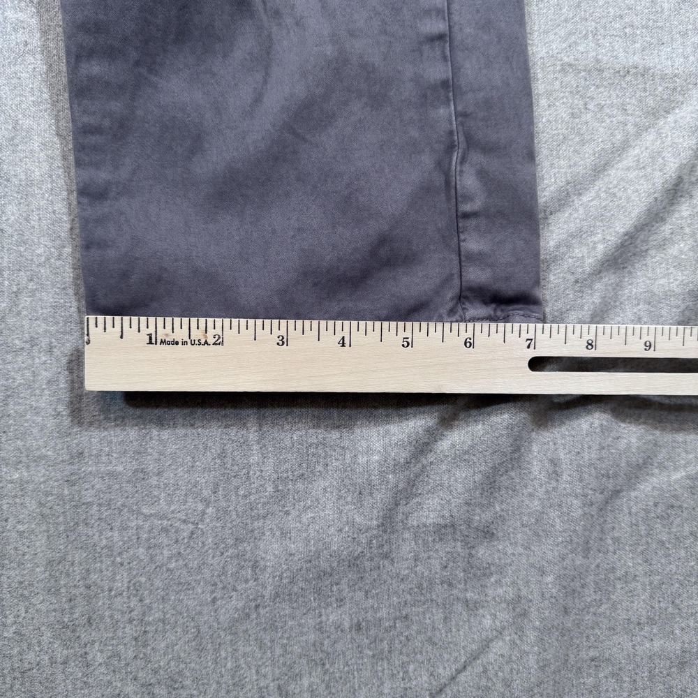 UNTUCKit‎ Pants Mens 35x32 Gray Straight Fit Stretch Pima Cotton Casual Chinos - Picture 9 of 12